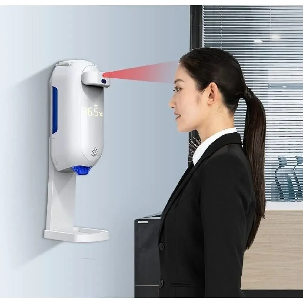 Hand Sanitizer Dispenser, by LIEN L5 Reads Hand & Head Temp F° or C°